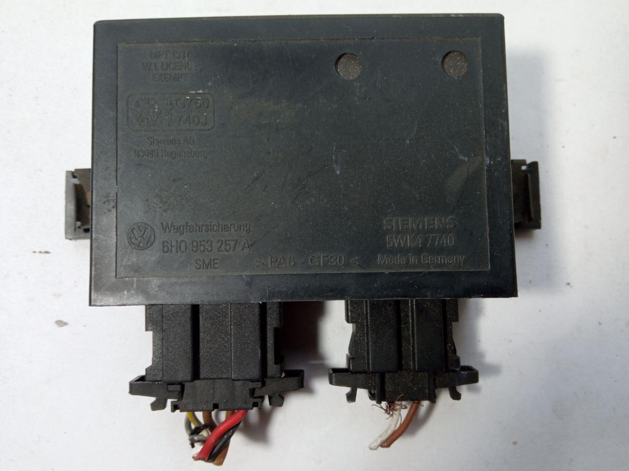 Електронний блок керування Volkswagen Lupo1.0 Siemens 5WK4 7740 / 5WK47740 / 6H0 953 257 A / 6H0953257A