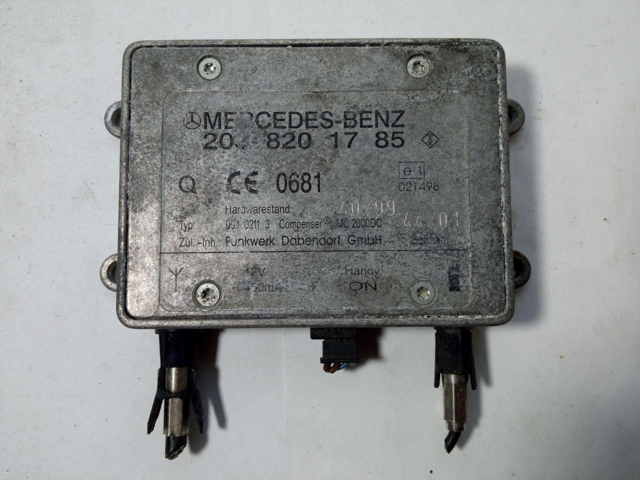 Електронний блок керування Mercedes 203 820 17 85 / 2038201785 / Q 0681 / Q0681 / MB W210 DiS / MBW210DiS