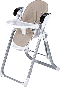 Стільчик для годування FreeON 3 in 1 Oli Deluxe (стульчик-гойдалка, з музикою, пульт управління) Бежевий