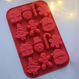 Форма силіконова "Свята" 14 шт