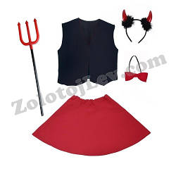 Дитячий костюм чортика зріст 104 см