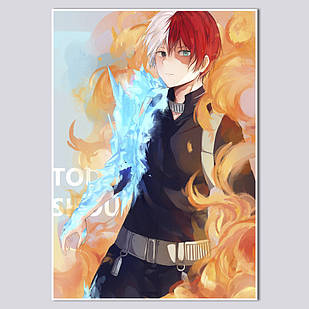 Плакат А3 Аніме Boku no Hero Academia / Моя Академія Героїв 003