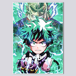 Плакат А3 Аніме Boku no Hero Academia / Моя Академія Героїв 005