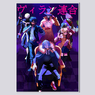 Плакат А3 Аніме Boku no Hero Academia / Моя Академія Героїв 006