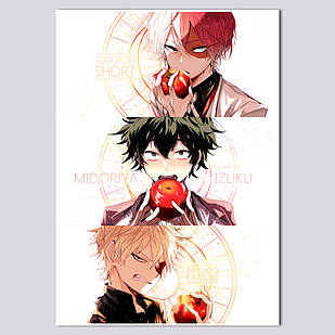 Плакат А3 Аніме Boku no Hero Academia / Моя Академія Героїв 018