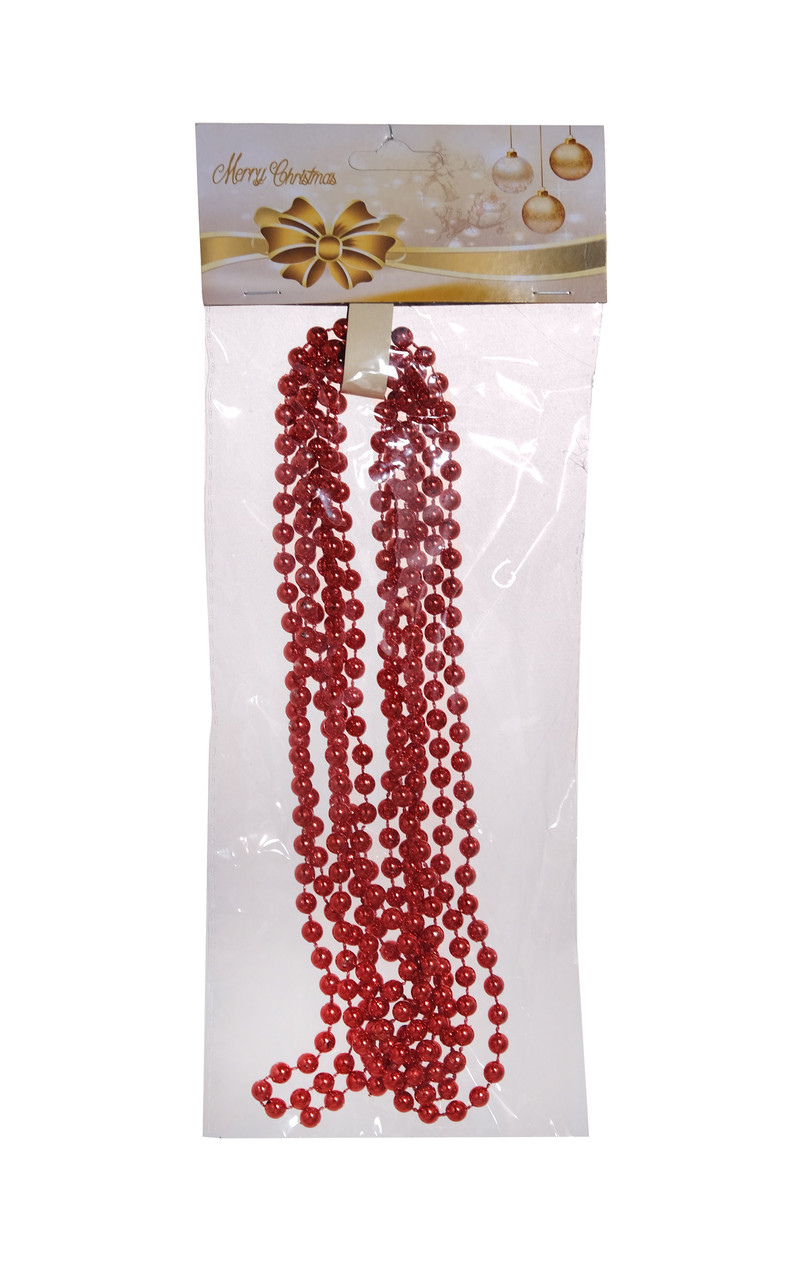 Гірлянда декоративна "Буси" Chomik, 2.7 м Ø 6 мм, пластик, червоний