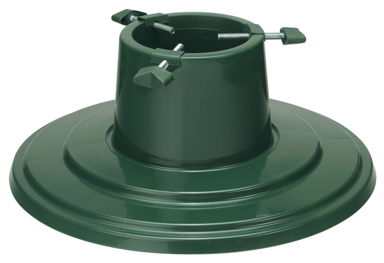 Підставка для ялинки Form-plastic ORBITA Ø 39,5 см , пластик, кругла, темно-зелена, фото 1