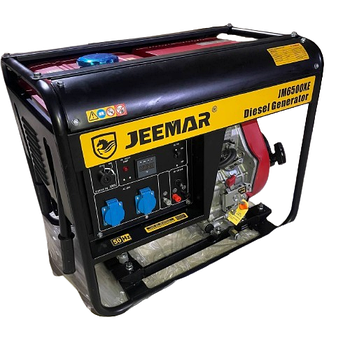 Економічний дизельний генератор 4,5/6,0 кВт з електростартером JEEMAR