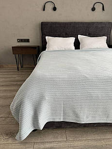 Плед покривало косичка, 100% cotton, блакатний колір (Розміри і кольори в асортименті)