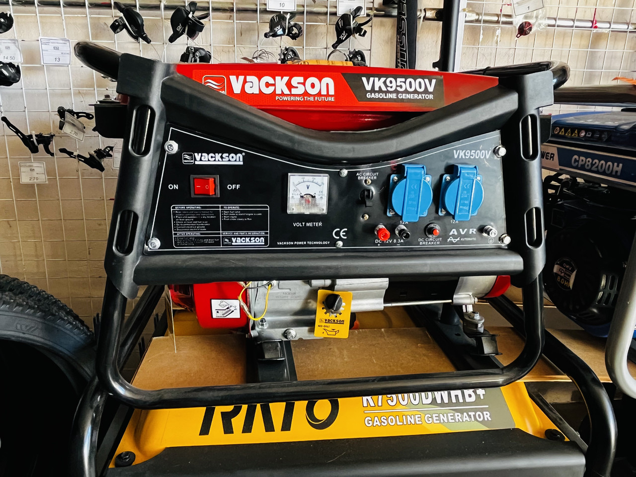 Генератор бензин Vackson 3кВт МІДЬ VK9500V