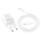 МЗП Hoco N55 Fundador PD20W four-port (2USB-A/2C) + кабель Type-C to Type-C, фото 5