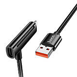 Дата кабель Hoco U135 Incredible 2in1 USB to Lightning/Type-C (1m), фото 3
