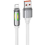Дата кабель Hoco U136 Print USB to Lightning 2.4A (1.2m), фото 3