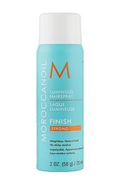 Лак для волосся сильної фіксації сяючий Moroccanoil Luminous Strong Hairspray, 75 мл