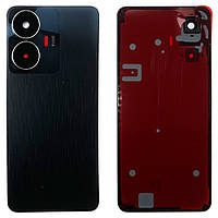Задня кришка Realme C55 RMX3710 чорна оригінал Китай зі склом камери