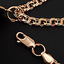 Позолочена срібна цепочка з іконкою Миколай. Срібний хрестик з ланцюжком позолота 585. 50 см, фото 8