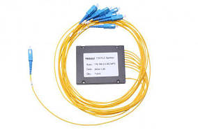 Дільник оптичний корпус ABS 1x8 SC/UPC сплітер (Splitter PLC) ValCord