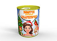 Новорічні консервовані шкарпетки Mine 36-41 Різнобарвний (hub_c0ft3u)