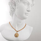 Позолочена срібна цепочка з підвіскою зірка Ерцгамми. Срібна підвіска з ланцюжком позолота 585. 50 см, фото 7