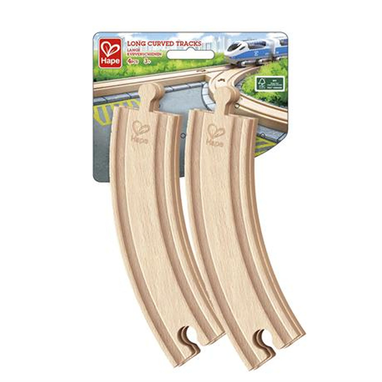Рейки залізничні іграшкові Hape (4 елементи) E3777