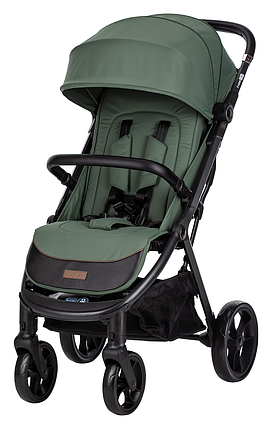 Коляска прогулянкова FreeON Dynamic (5-ти точковий ремінь безпеки, регул. підніжка) Зелена, фото 1