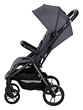 Коляска прогулянкова FreeON Dynamic (5-ти точковий ремінь безпеки, регул. підніжка) Сіра, фото 4