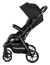 Коляска прогулянкова FreeON Dynamic (5-ти точковий ремінь безпеки, регул. підніжка) Чорна, фото 3