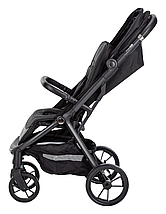 Коляска прогулянкова FreeON Dynamic (5-ти точковий ремінь безпеки, регул. підніжка) Чорна, фото 5