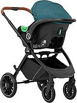 Коляска для дитини універсальна 3 в 1 FreeON JOY dark green, фото 3