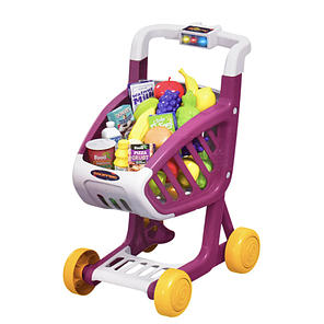 Ігровий набір візок з продуктами 922-74А, світлові і звукові ефекти, 41 предмет., фото 3