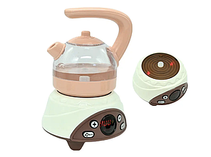 Дитячий іграшковий чайник 9933А з підсвічуванням та імітацією кип'ятіння води, 3+., фото 2
