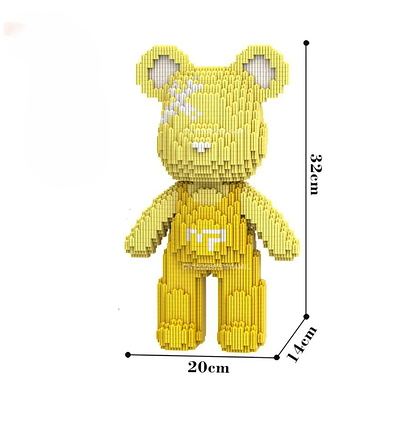 Конструктор 3D Magic Blocks Ведмедик 32см., фото 3