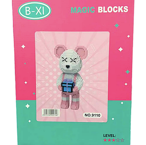 Конструктор 3D Magic Blocks Ведмедик 40см., фото 4