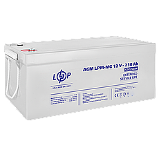 Акумулятор мультигелевий LPM-MG 12V - 250 Ah, фото 3