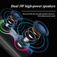 Портативна бездротова Bluetooth колонка NB-041 Компактна колонка з RGB підсвічуванням та гарним звуком, фото 2