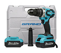 Акумуляторний ударний шуруповерт Grand ДА-20/13 UBL (2 АКБ по 2 А/Год) Чехія, фото 2