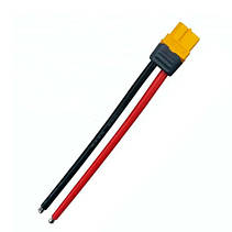 Кабель силовий Amass XT60 22см 12AWG 60А, мама, фото 5