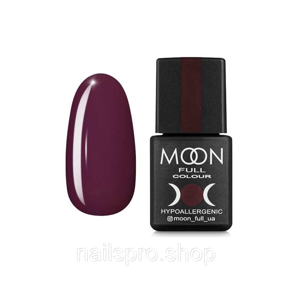 Гель-лак Moon Full Colour 191 темний каштан. 8 мл