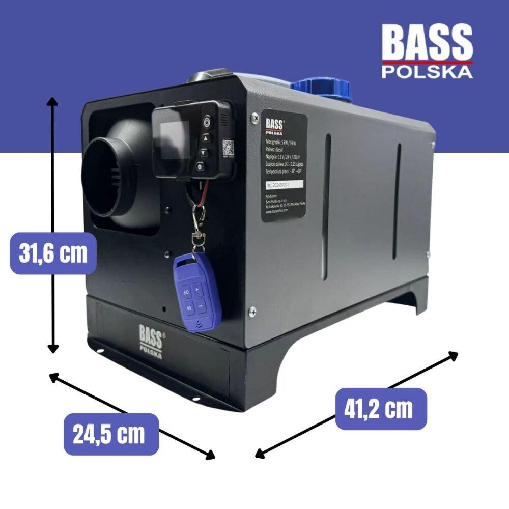 Автомобільний дизельний обігрівач WEBASTO Bass Polska 8кВт з Wi-Fi і паливним баком на 5 л
