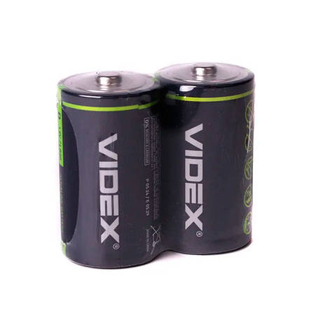 Батарейка LR20/D Videx лужна 1.5В, фото 1
