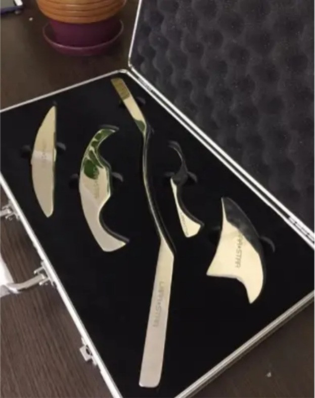 Блейд із медичної сталі з кейсом 5шт, інструмент для ІММТ, фото 1