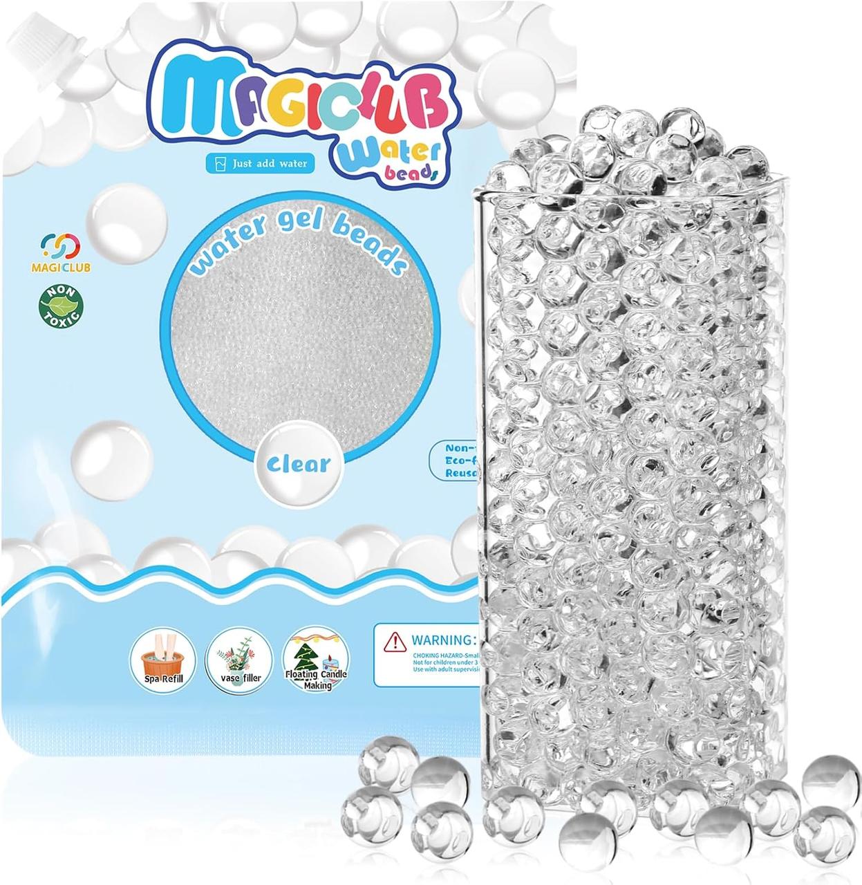 Кульки зростаючі у воді Orbeez 10 мм Гідрогелеві Кулі Прозорі 120 000 шт (01169)