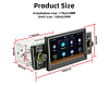 Автомагнітола 1 DIN MP5 Podofo SWC 151c Window CE Bluetooth сенсорний екран 5" Apple CarPlay AndroidAuto, фото 7