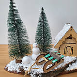 Новорічний декор Сніжна зимова Композиція Новорічна на стіл, подарунок на Новий рік, Миколая, фото 5