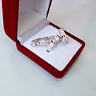 Срібний комплект з золотими накладками, фото 2