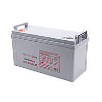 Акумулятор гелевий Solarium 120 Ah 12 V для джерел безперебійного живлення, вага 34 кг!