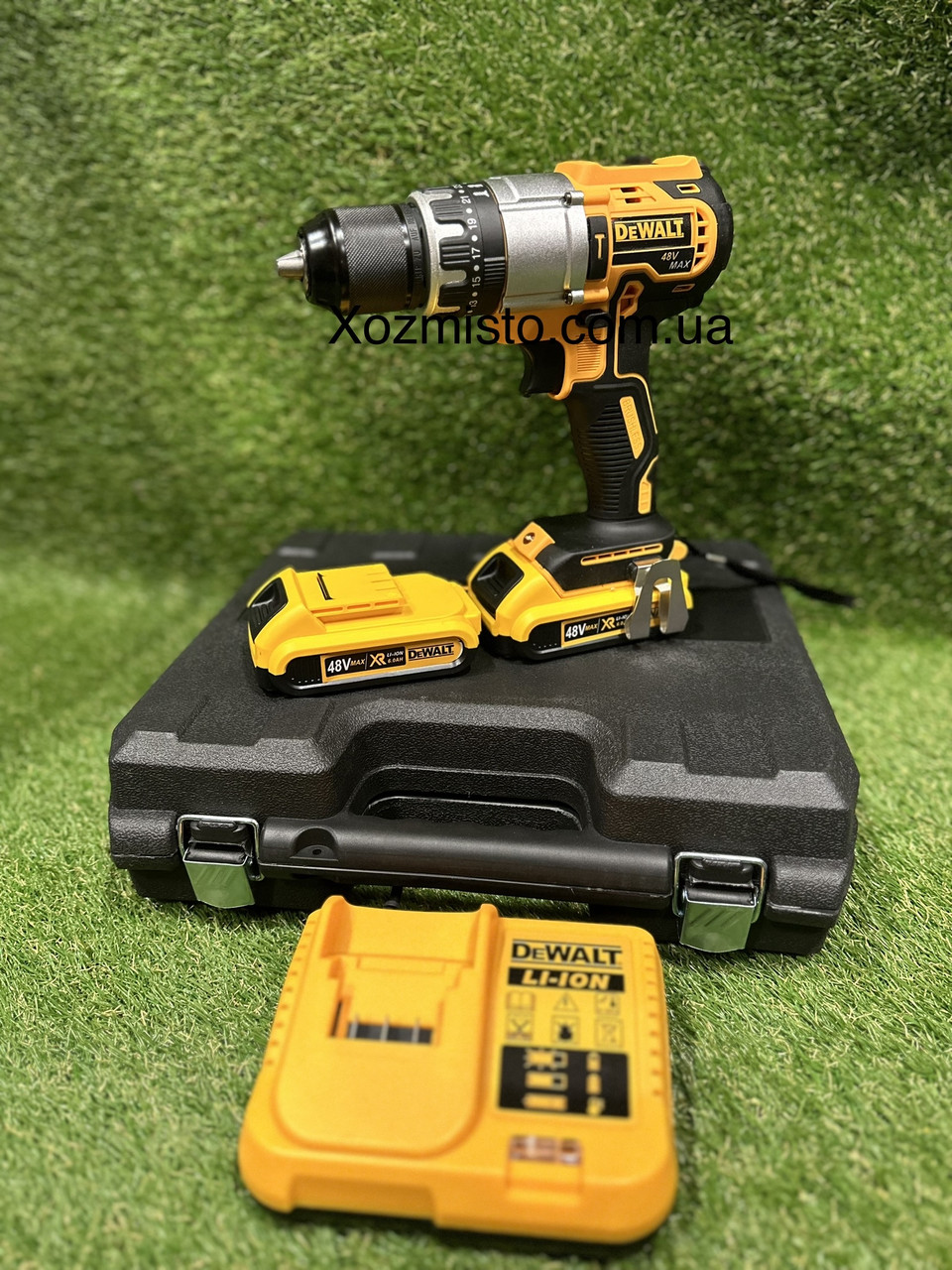 Ударний шурупокрут DeWALT DCD996P2 (48V, 6AH) Акумуляторний дриль-шурупокрут з ударом Деволт