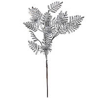 Декоративна гілка "Сріблянка" 44 см