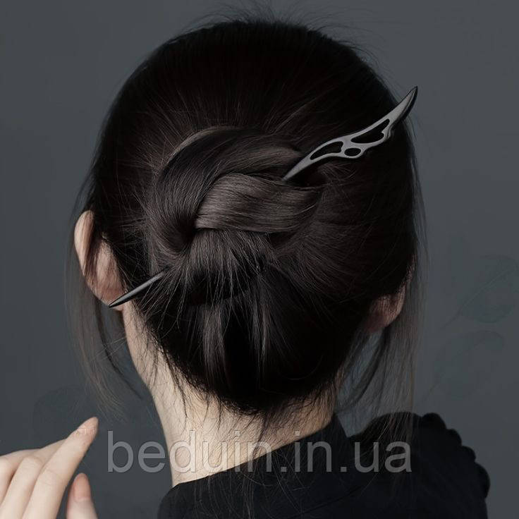 Японская деревянная палочка в пучок "Азиатка" заколка для волос ...