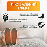 Устілки самонагрівані теплі одноразові термохімічні грілки з підігрівом розмір 35-39 ГР-УСТ5, фото 5